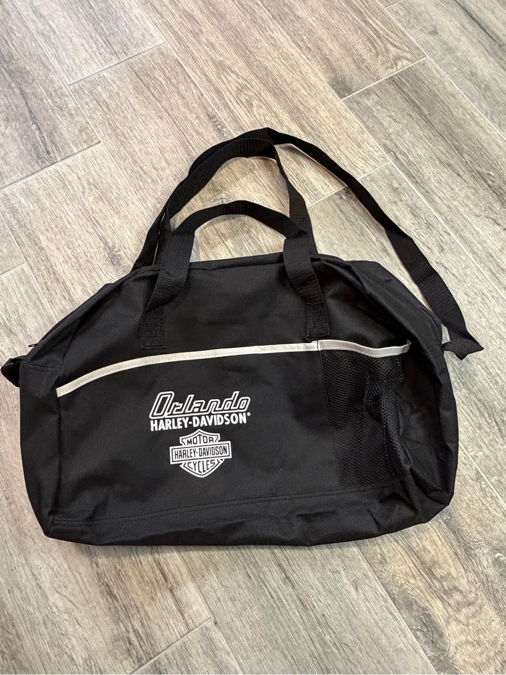 Harley Davidson Orlando Florida Helmet Gym Duffel Bag